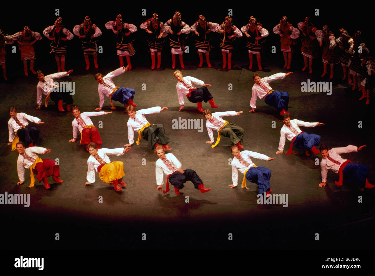 The Ukrainian Shumka Dancers from Edmonton Alberta Canada performing on
