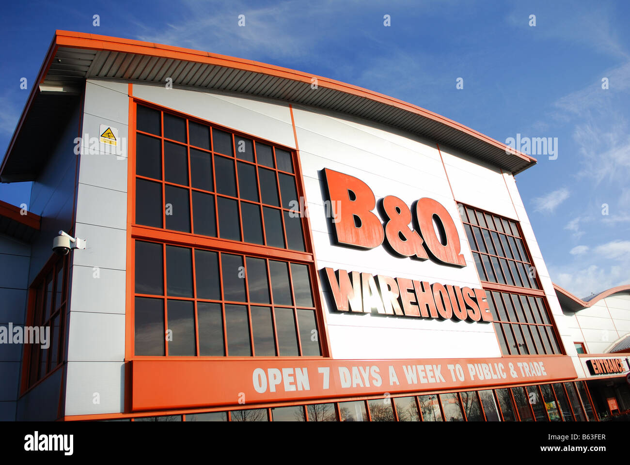 B&Q Warehouse Stock Photo - Alamy