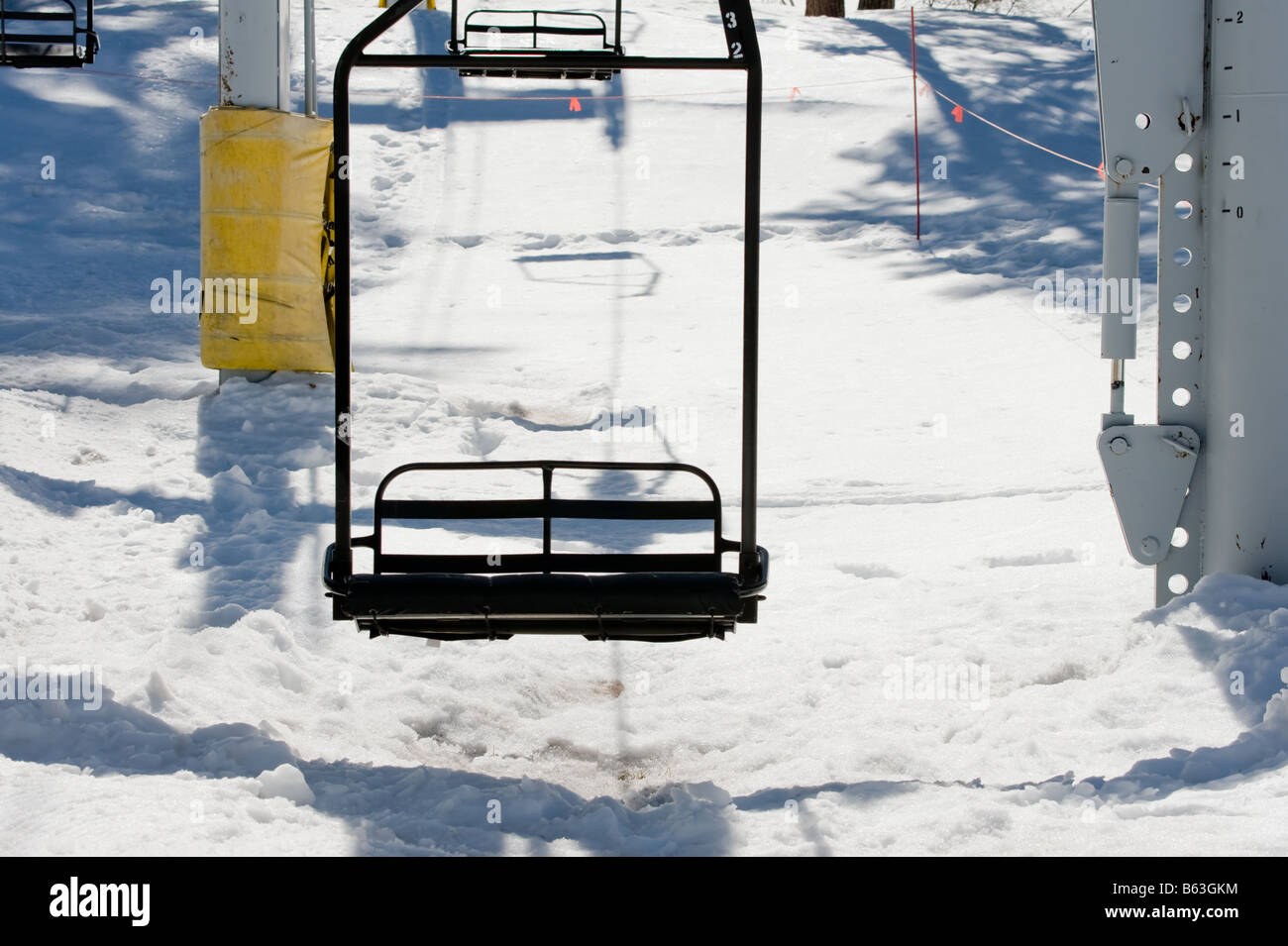Ski Resort in Lake Tahoe California Stock Photo