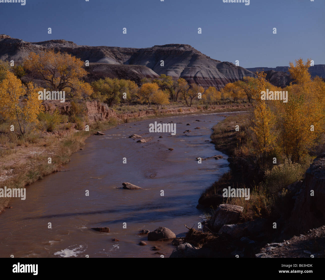 Winding Riser Winding river in utah hi-res stock photography and images - Alamy