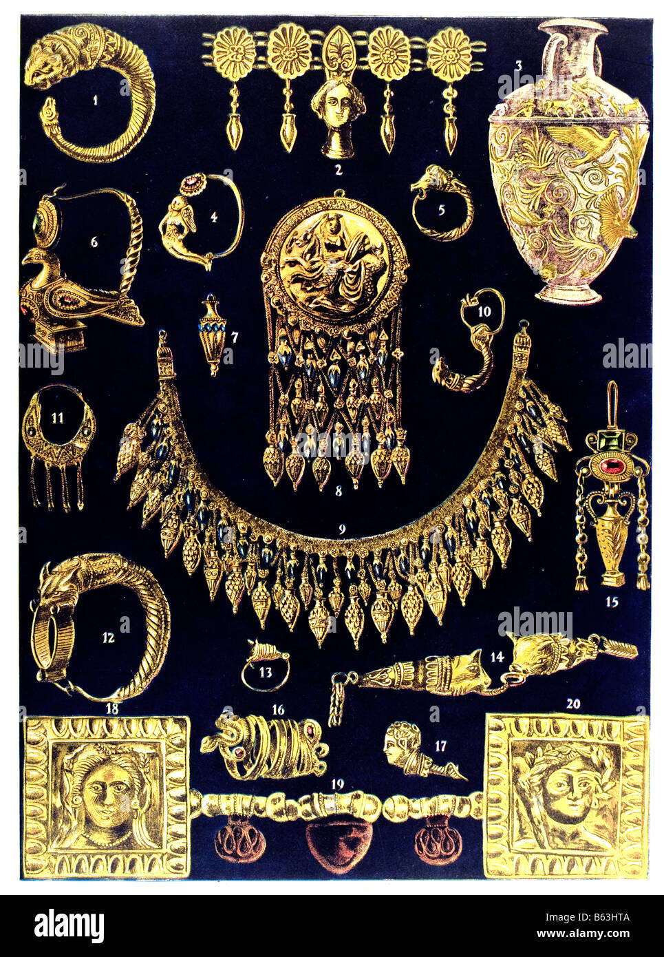 Greek jewellery hi-res stock photography and images - Alamy