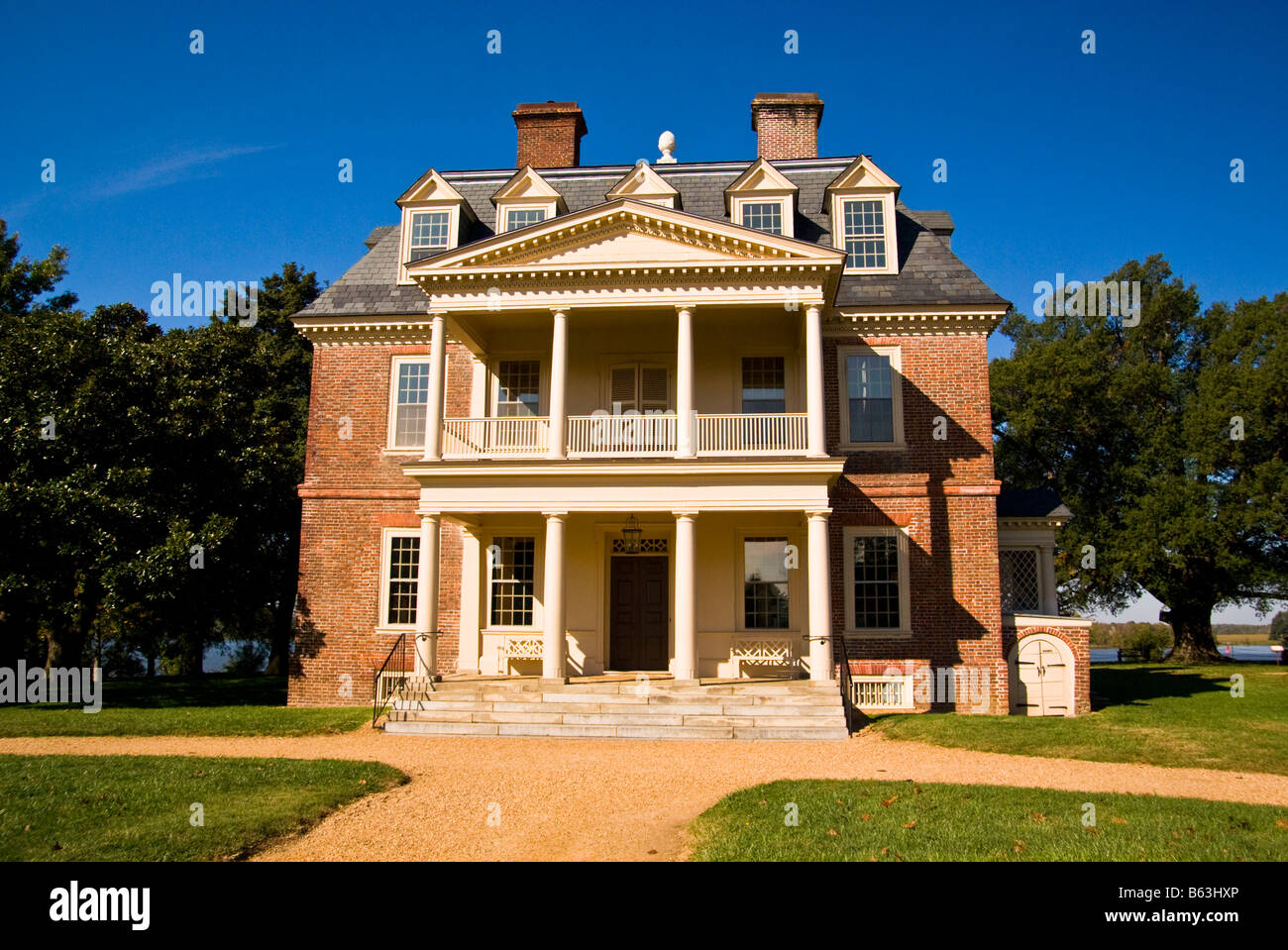 Shirley Plantation House, Virginia, USA Stock Photo Alamy