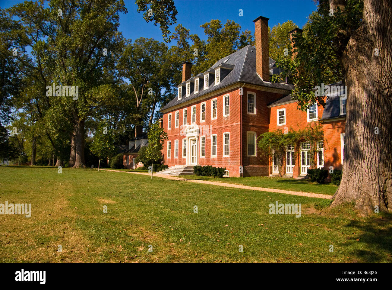 Westover Plantation House, Virginia, USA Stock Photo Alamy