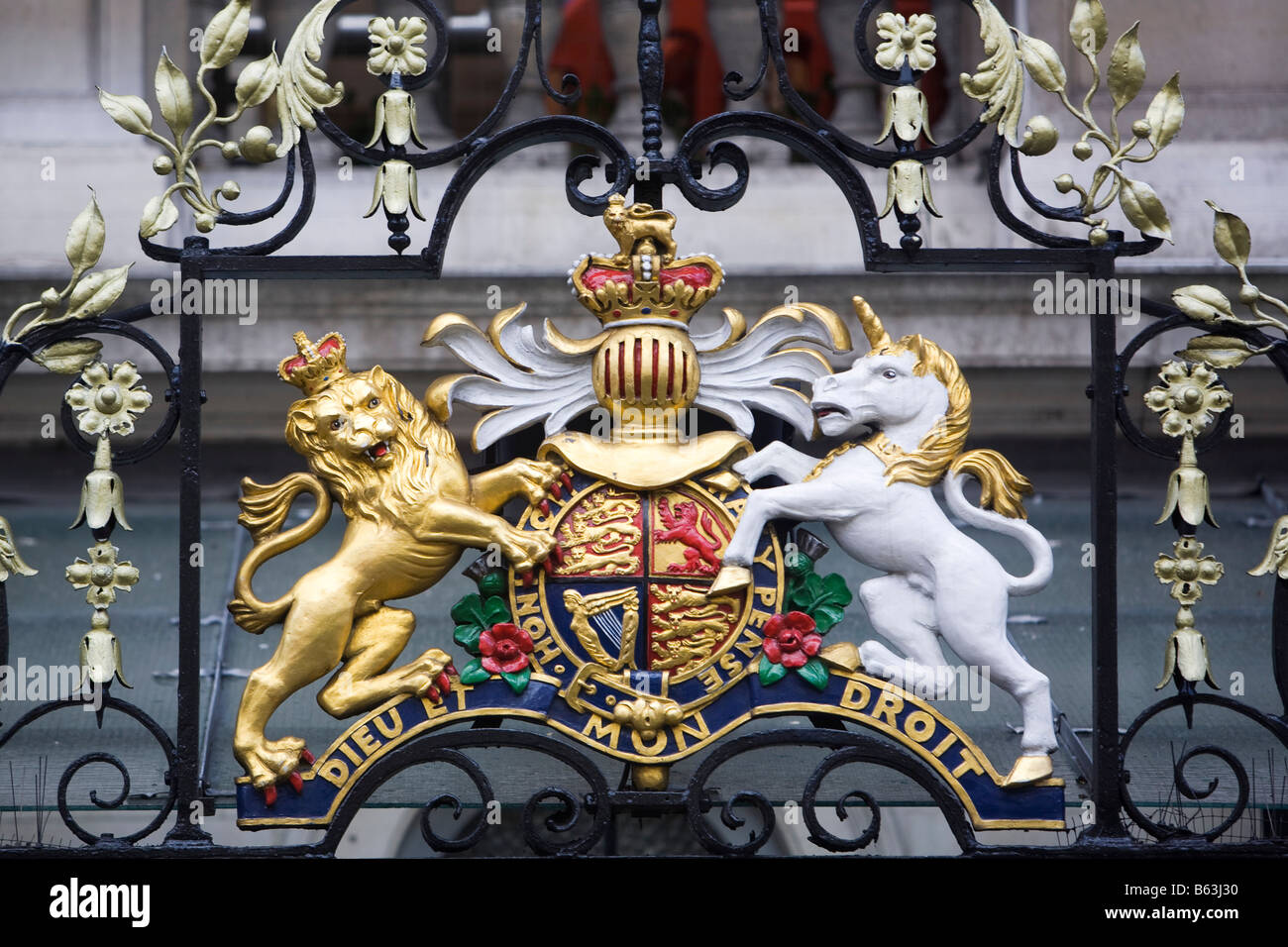 her majesty's theatre london england Stock Photo
