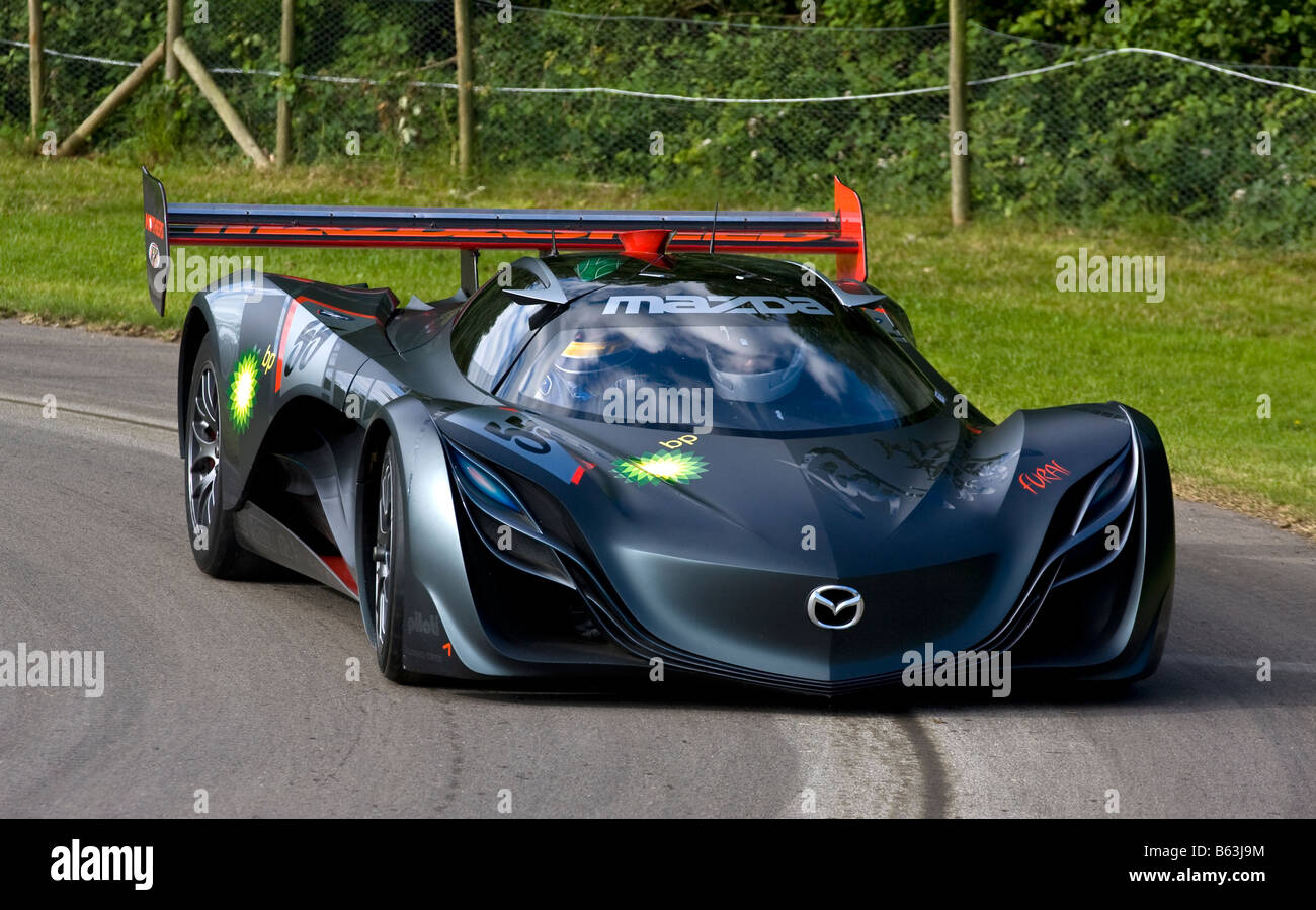 Mazda Furai concept supercar at the Goodwood Festival of Speed, Sussex, UK. Stock Photo