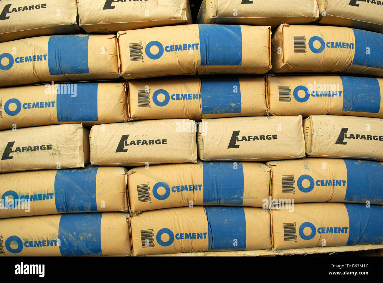 Cement Bags Stock Photo Alamy