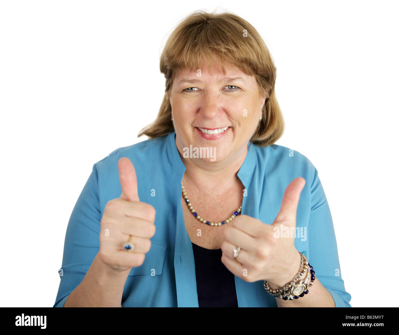Busty mature thumbs