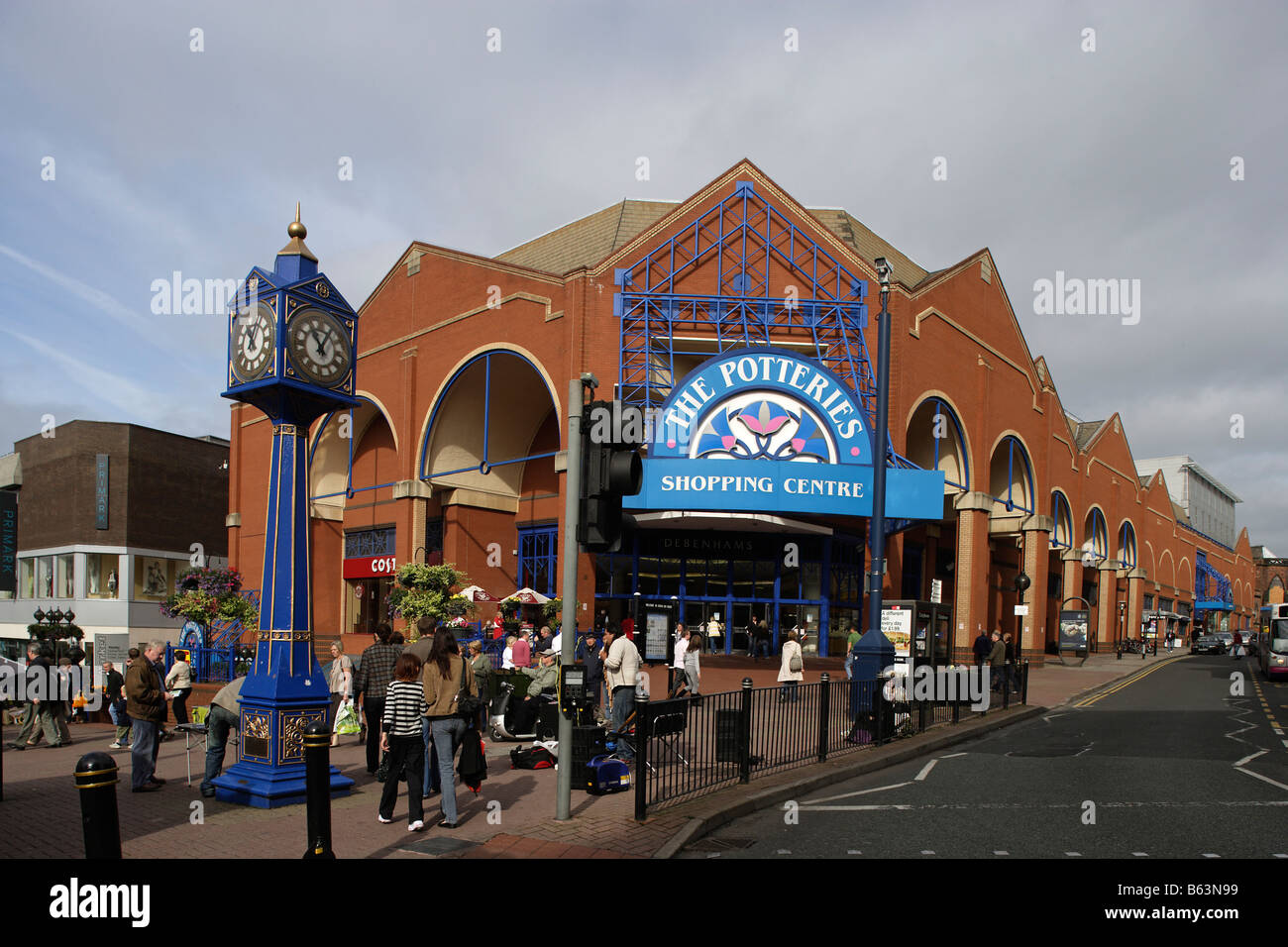 Stoke on Trent The Potteries Shopping Centre Derbyshire the Midlands UK