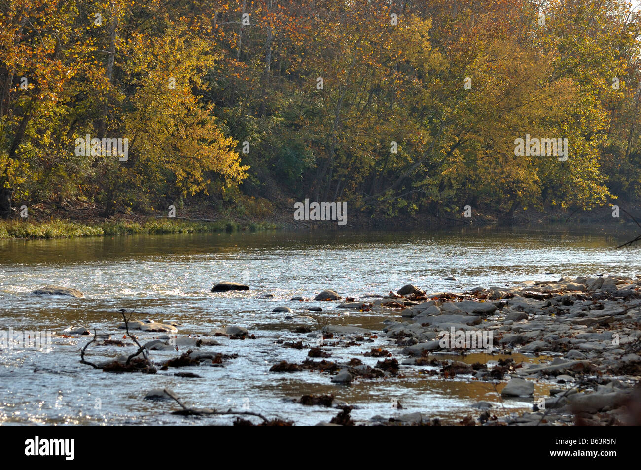 Little Miami National Scenic River near Cincinnati Ohio USA Stock Photo