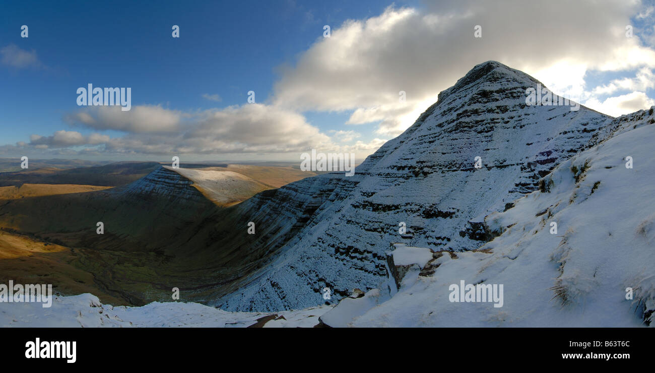 Winter panorama hills valleys hi res stock photography and images Alamy