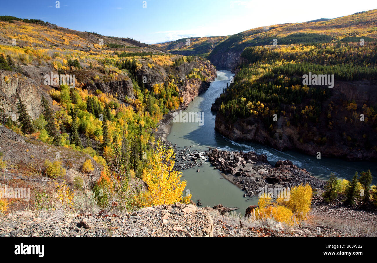 Grand Canyon of the Stikine River in British Columbia Stock Photo