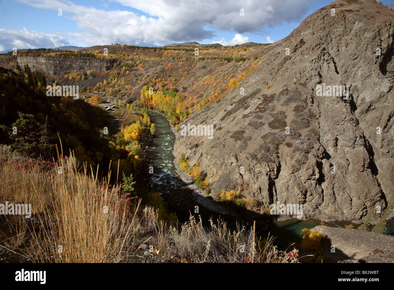 Grand Canyon of the Stikine River in British Columbia Stock Photo