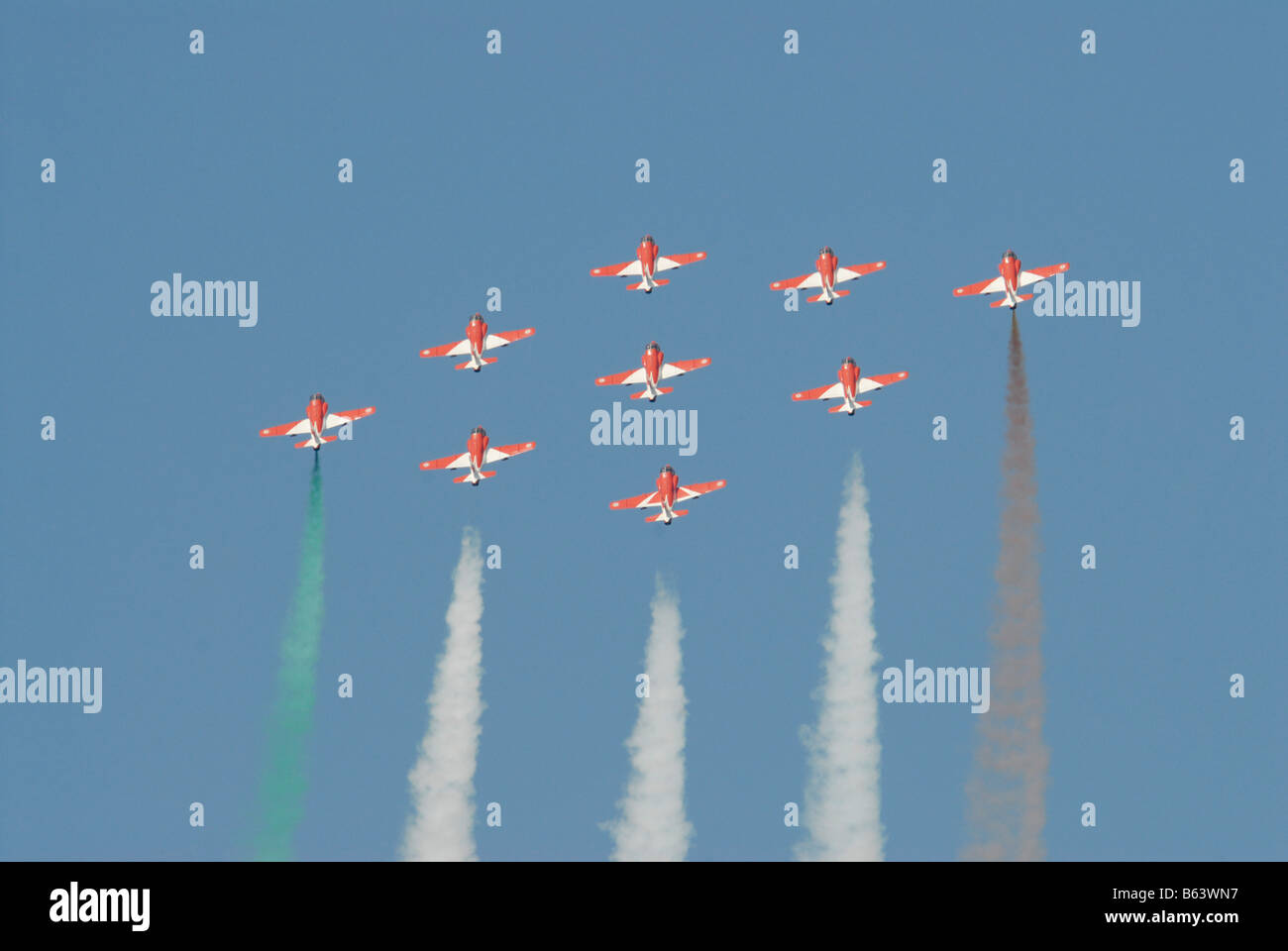 AIR SHOW CONDUCTED BY INDIAN AIR FORCE IN TRIVANDRUM, KERALA Stock