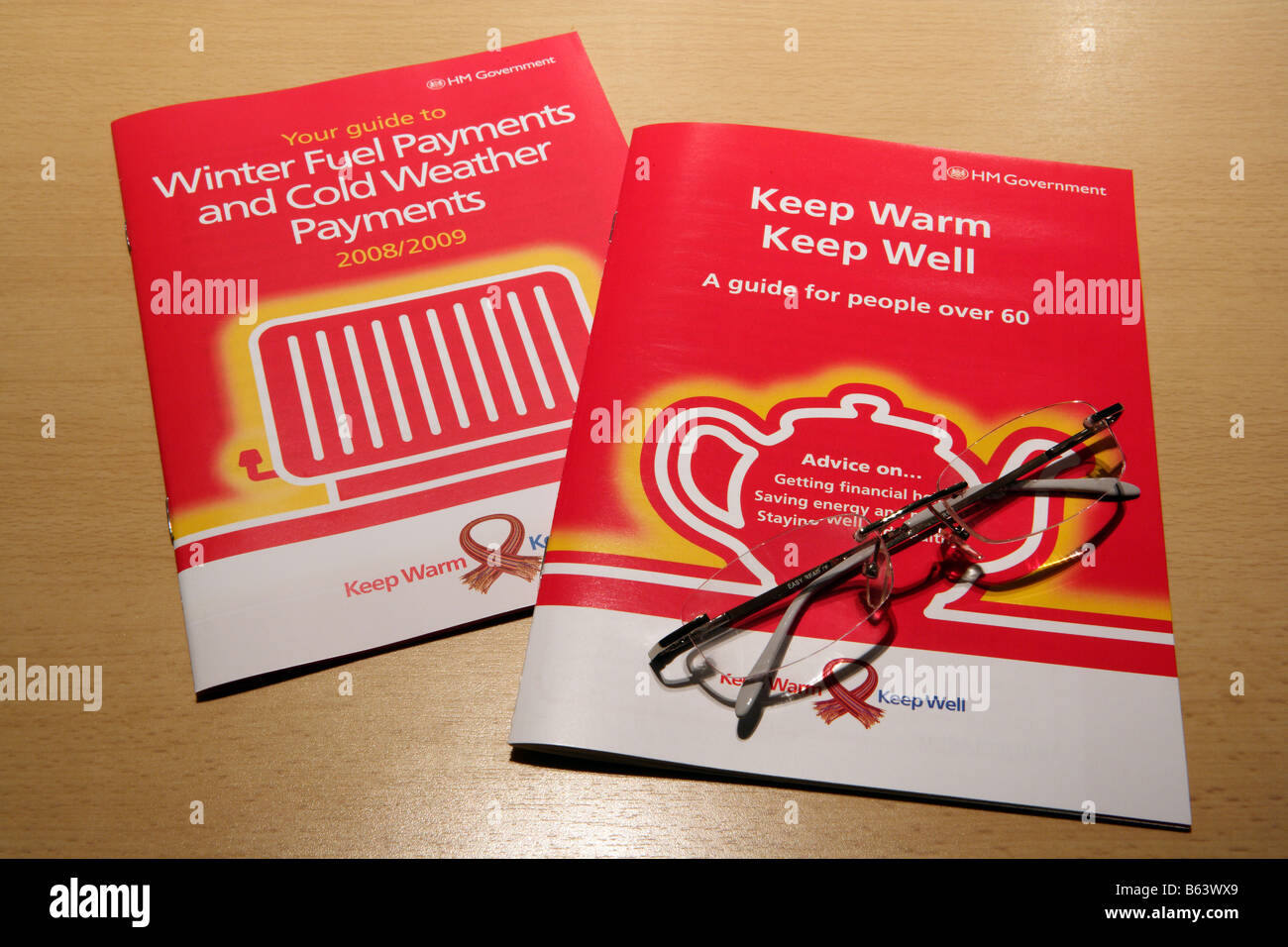 Home Heating for the elderly Stock Photo