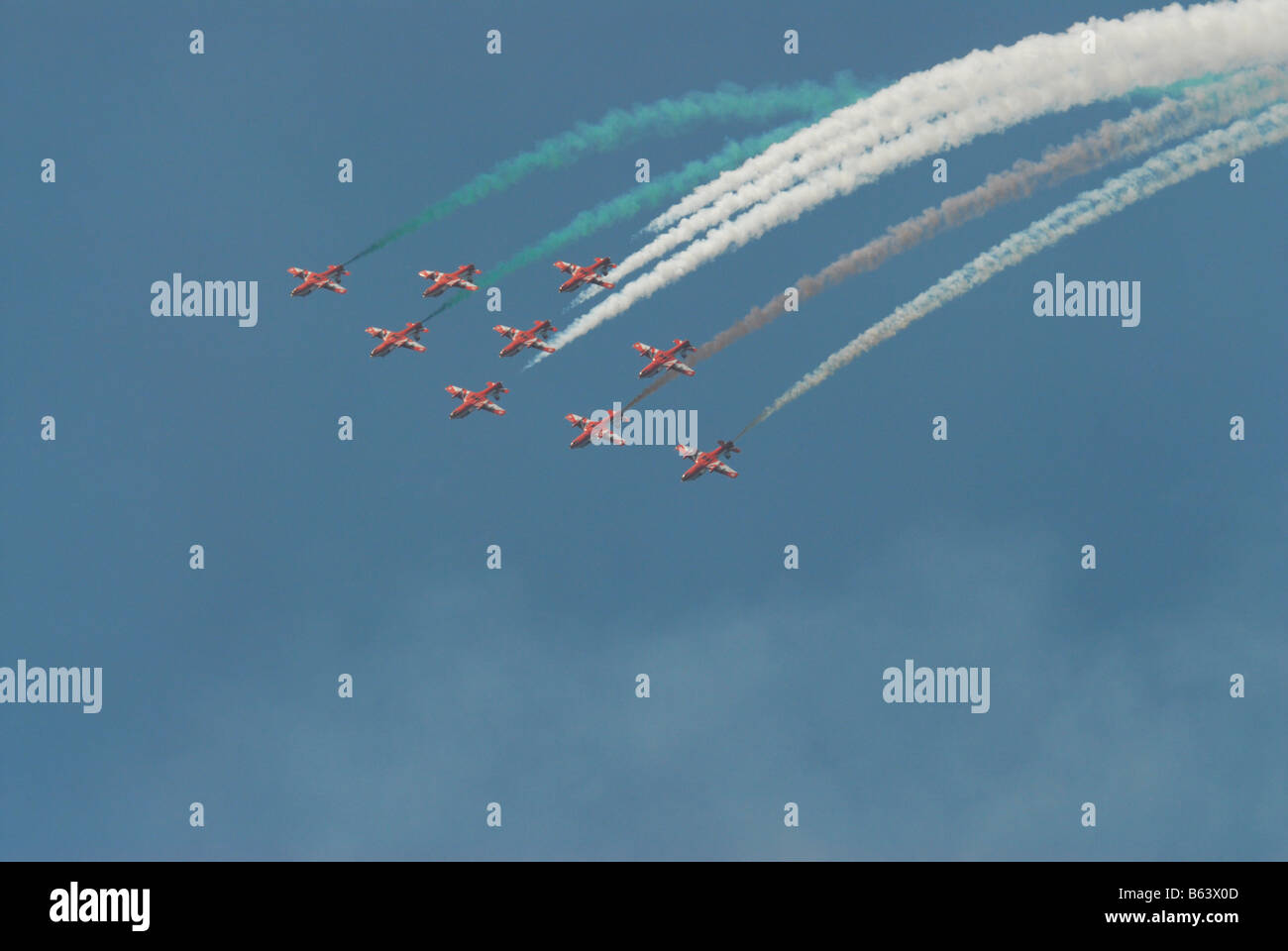 AIR SHOW CONDUCTED BY INDIAN AIR FORCE IN TRIVANDRUM, KERALA Stock