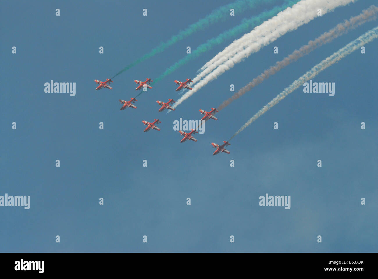 AIR SHOW CONDUCTED BY INDIAN AIR FORCE IN TRIVANDRUM, KERALA Stock