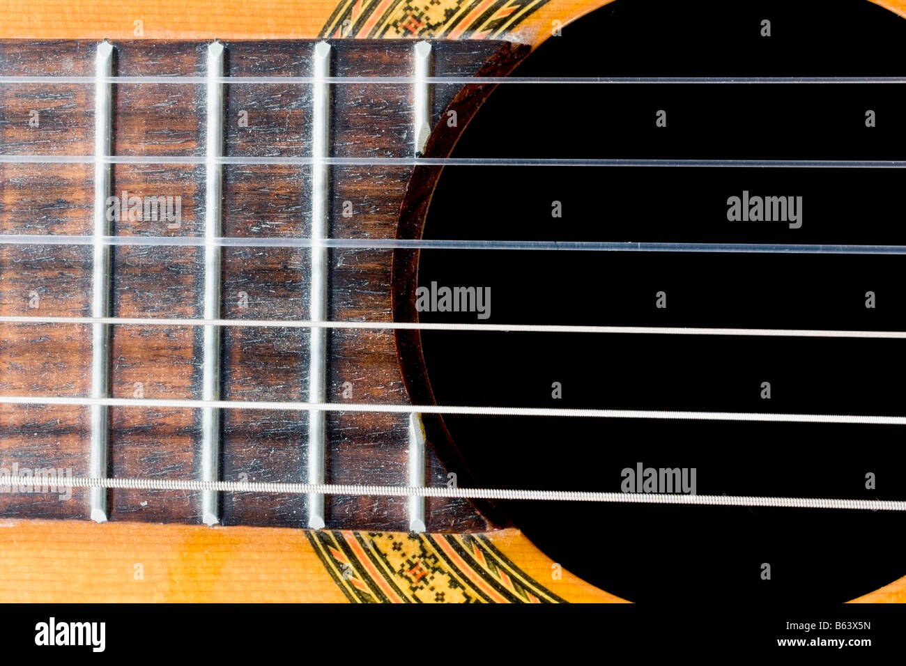 A spanish style classical nylon string guitar Stock Photo Alamy