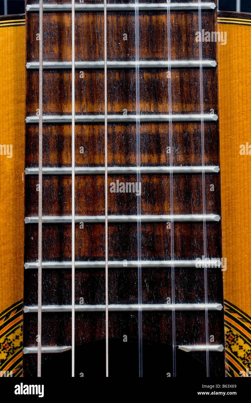 A spanish style classical nylon string guitar Stock Photo Alamy