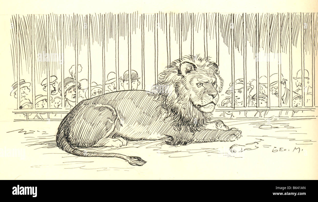 Original pen and ink drawing by Irish artist Morrow (c18691955