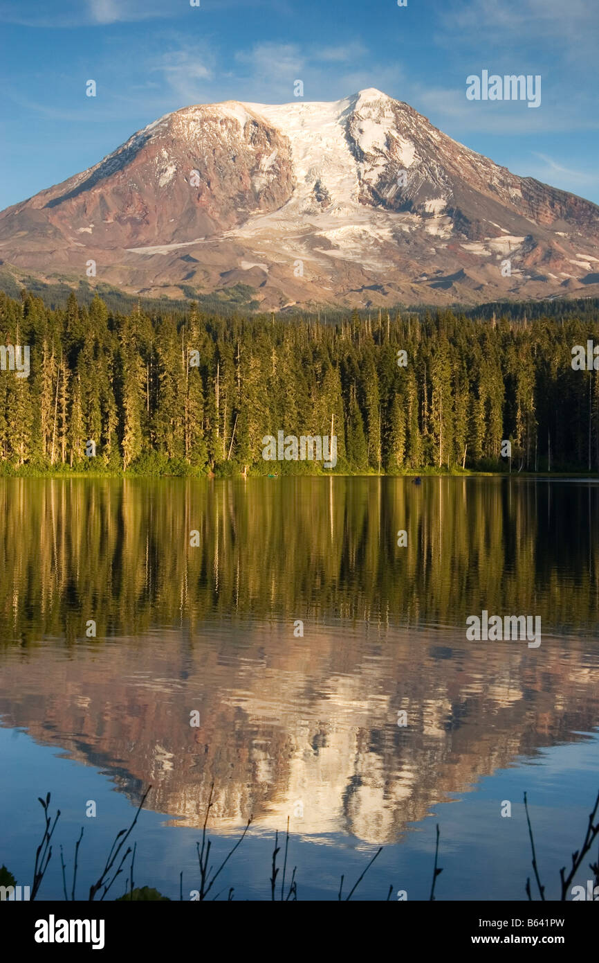 Mount Adams above Takhlakh Lake in the Mount Adams Wilderness Gifford ...