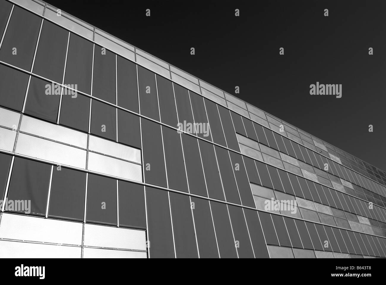 New modern school building Black and White Stock Photos & Images - Alamy