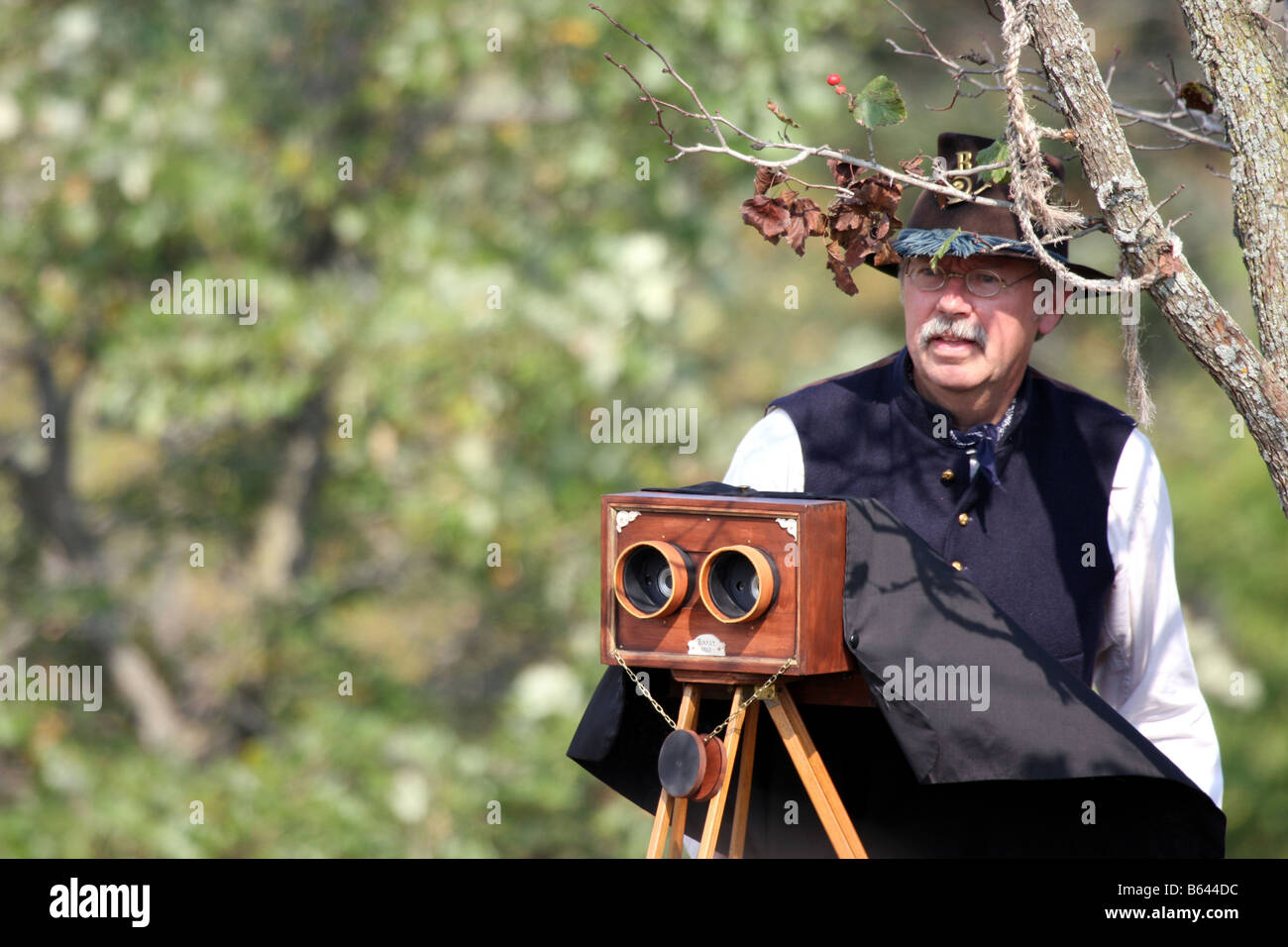 Brady Photography a famous photographer photographing the battles in the Civil War reenactment