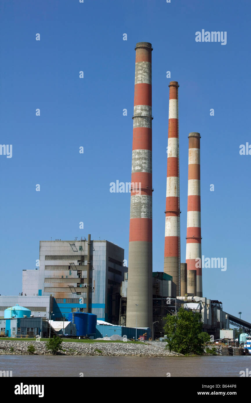 Barry Coal Plant Stock Photo