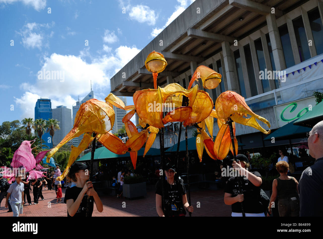 Large crab puppet Stock Photo Alamy