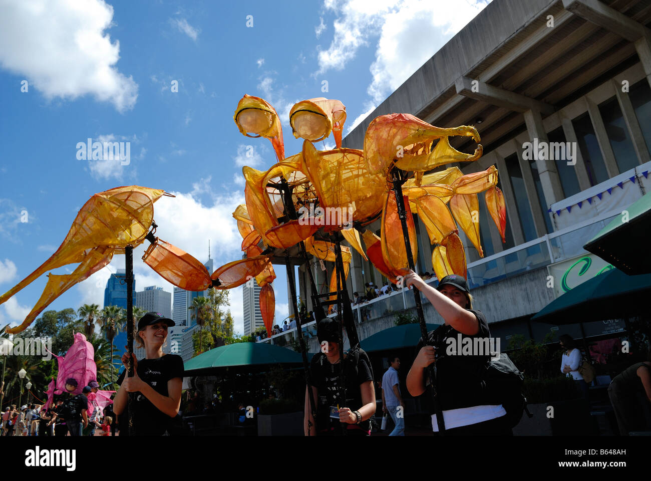 Large crab puppet Stock Photo Alamy