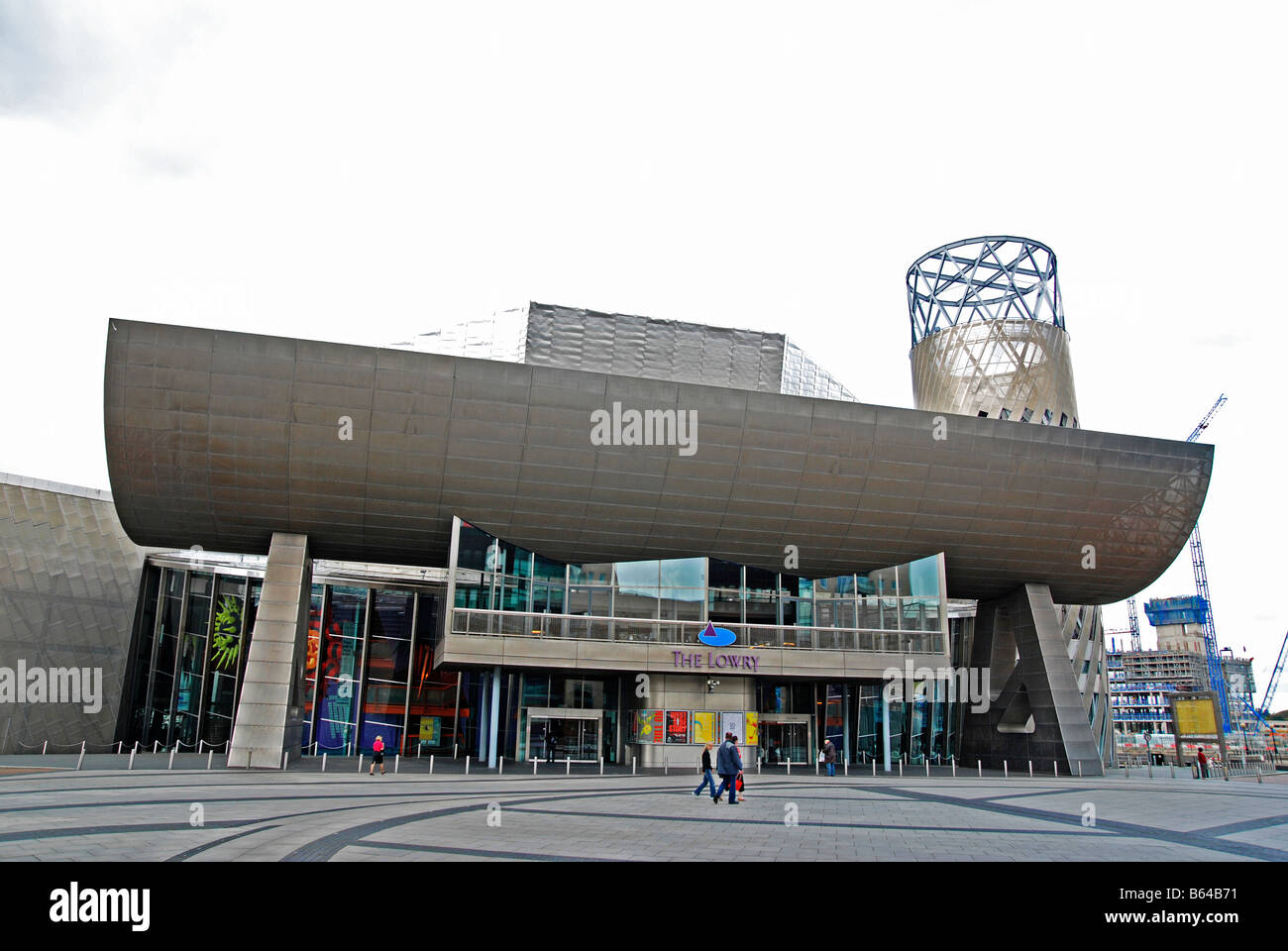 the lowry art gallery and theatre at salford quays,manchester,uk Stock Photo