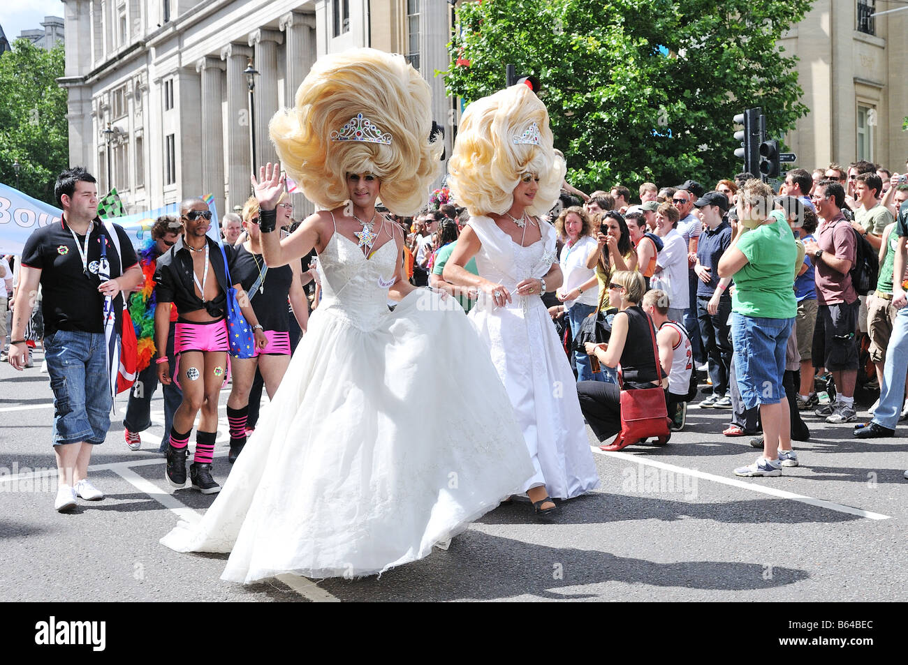 Gay pride parade 2008 hi-res stock photography and images - Alamy