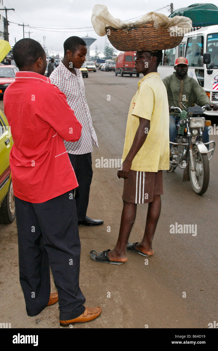 Pedestrian Douala Cameroon Africa Stock Photo - Alamy