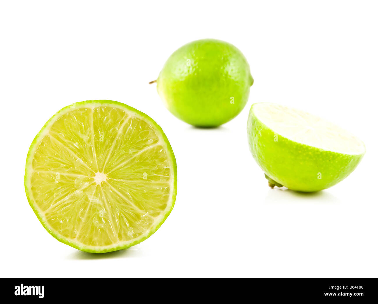 half of lime Stock Photo - Alamy