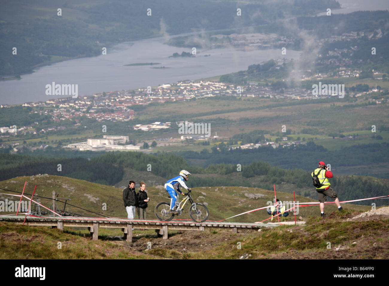 The 2008 Mountain Bike World Cup downhill championships at Fort William