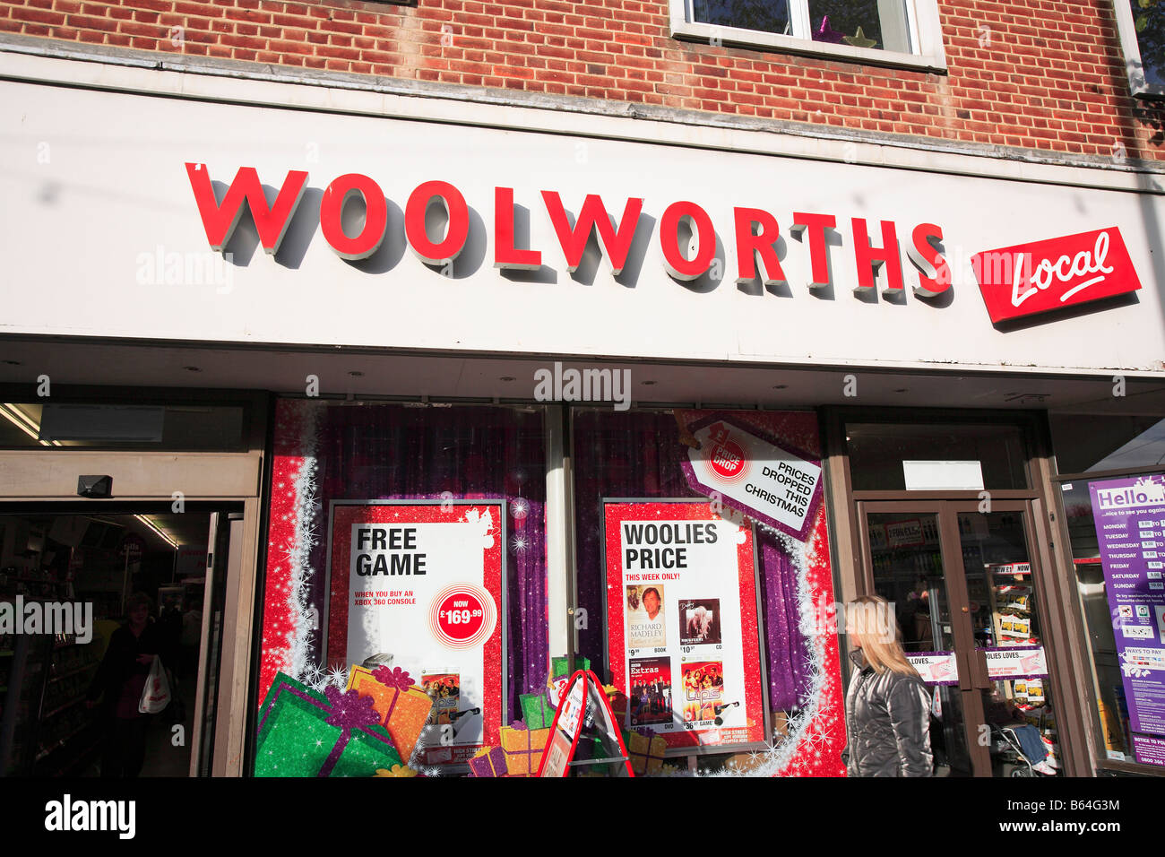united kingdom essex rayleigh the woolworths local shop Stock Photo