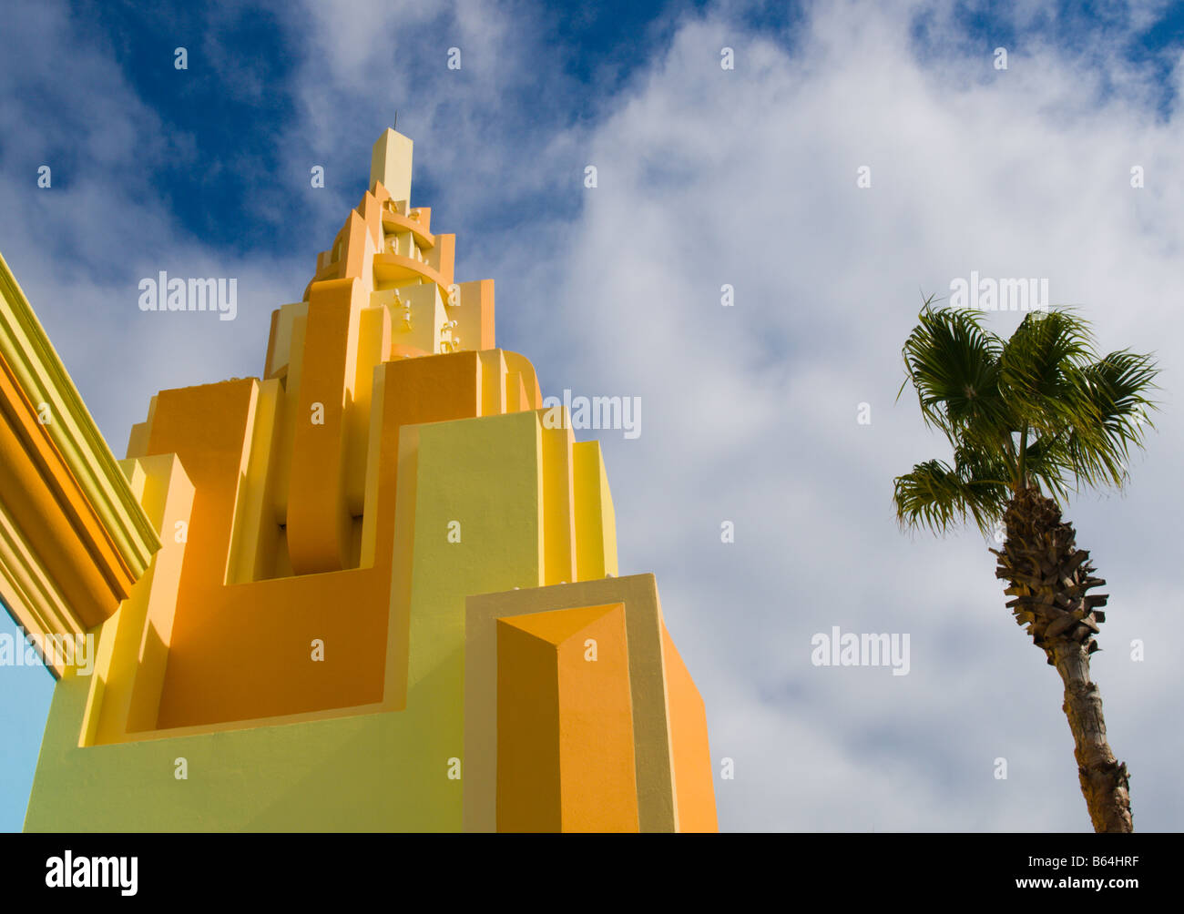 TOWER ON RON JON SURF SHOP IN COCOA BEACH IN FLORIDA Stock Photo