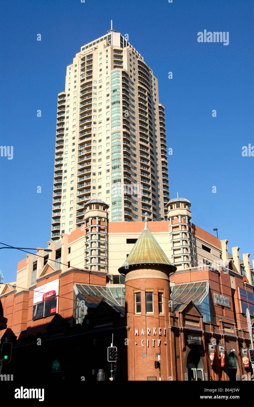 Modern building market city Sydney Australia Stock Photo