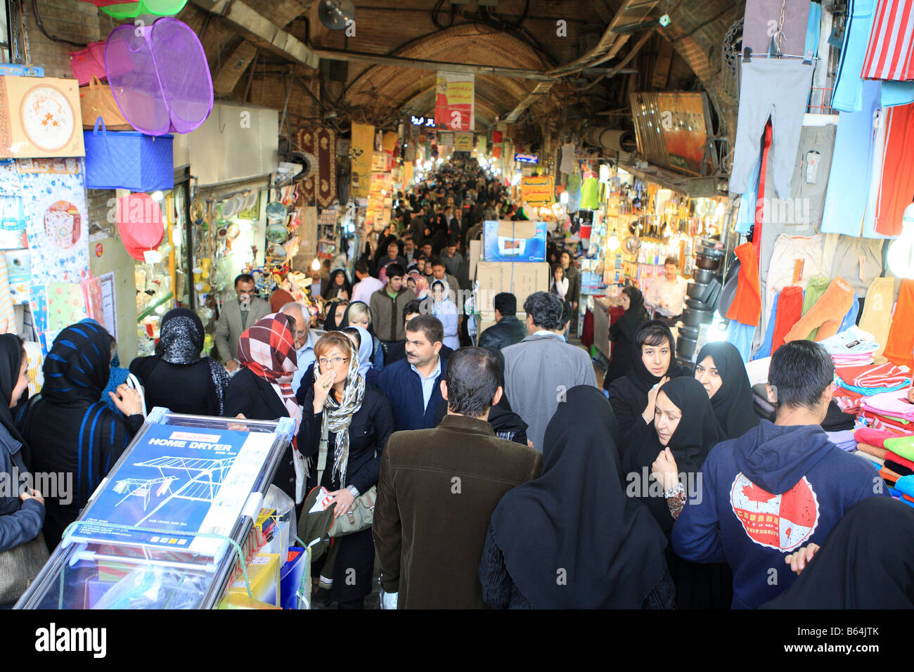 The Tehran bazaar Iran Stock Photo