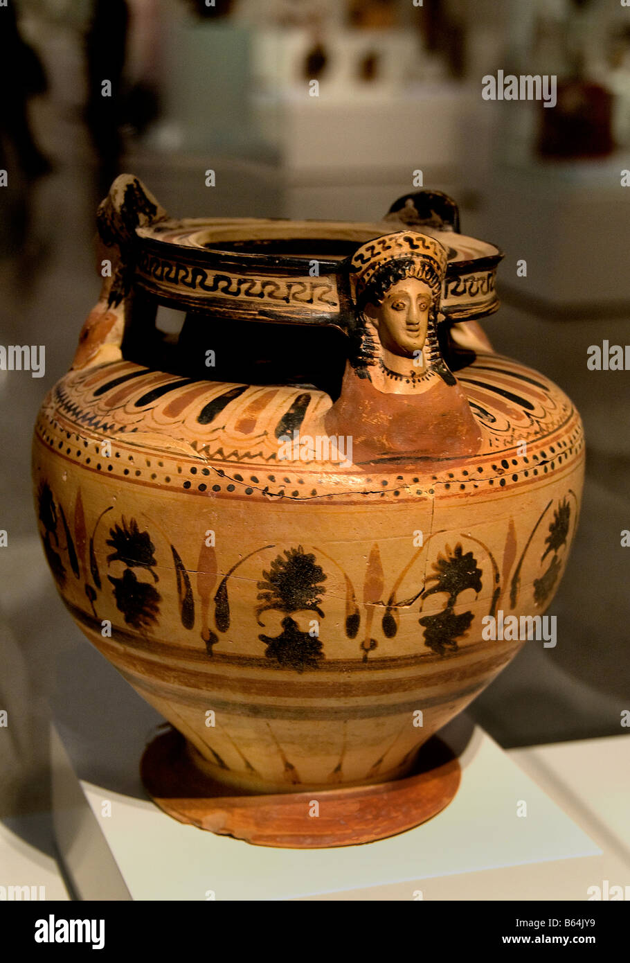 Corinthian vase 6th century BC terracotta Greek Greece Stock Photo - Alamy