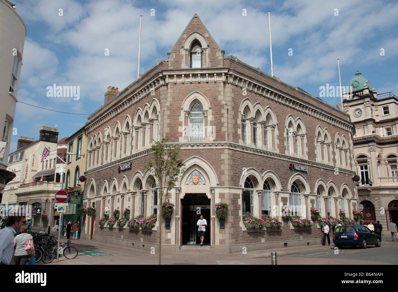 Natwest bank at Library Place in St Helier Jersey in the Channel