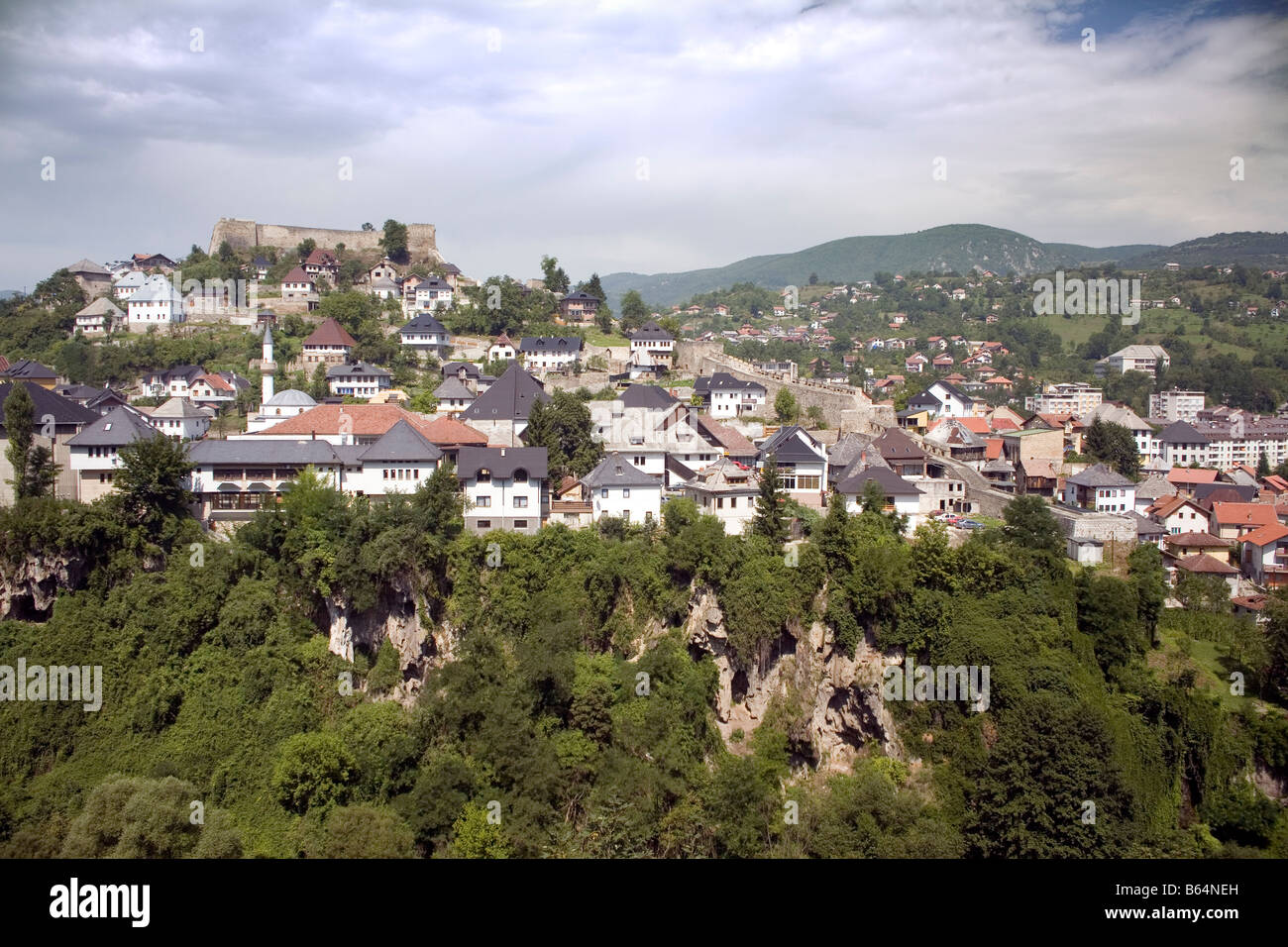 Ancient medieval hill town hi-res stock photography and images - Alamy