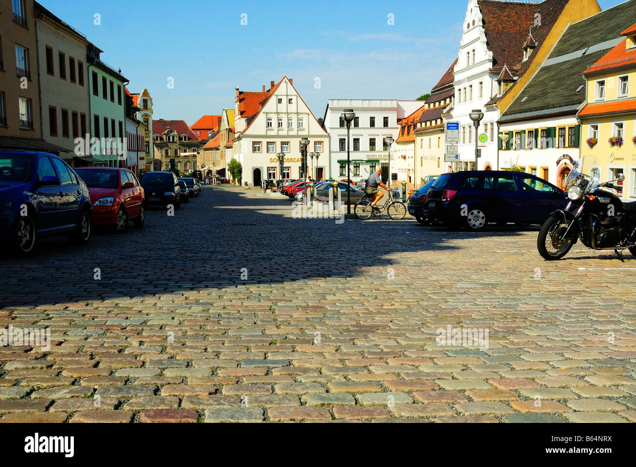 The Town of Colditz, Germany Stock Photo
