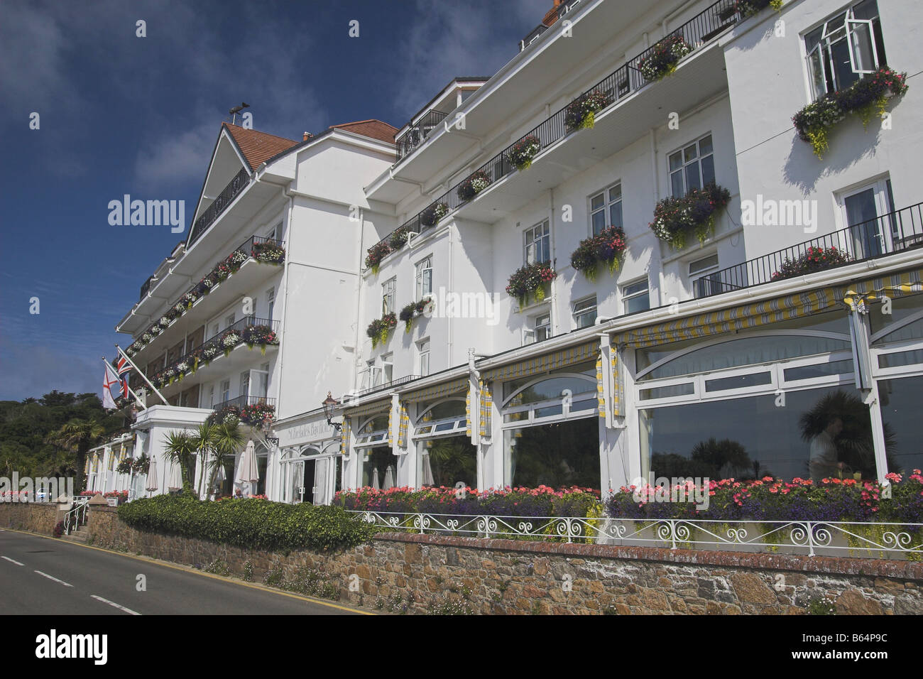 St Brelade's Bay Hotel, Jersey Stock Photo