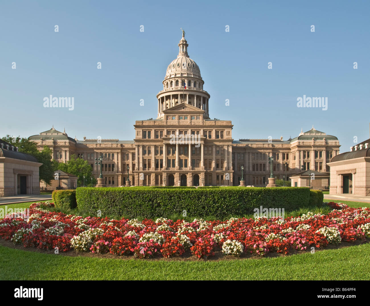 Texas Hill Country Austin State Capitol Building built 1888 north side Stock Photo