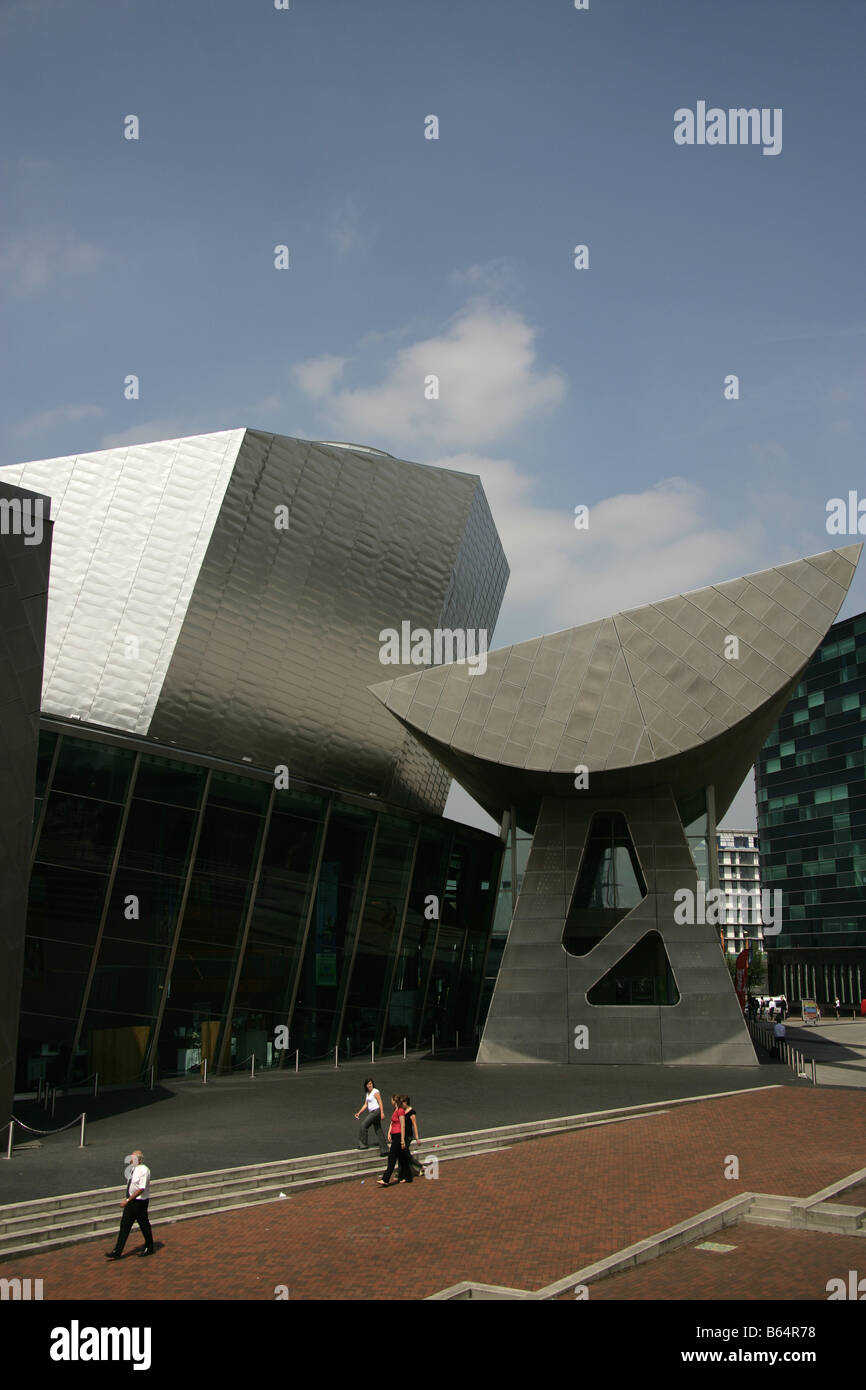 City of Salford, England. The south elevation of the Michael Wilford