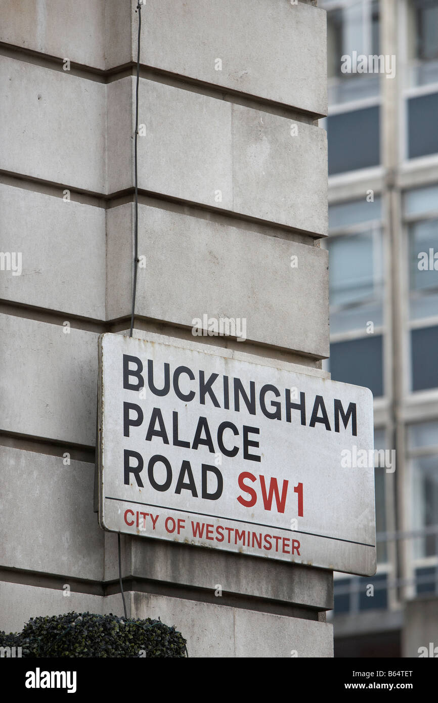 London Buckingham Palace Road SW1 Westminster Stock Photo