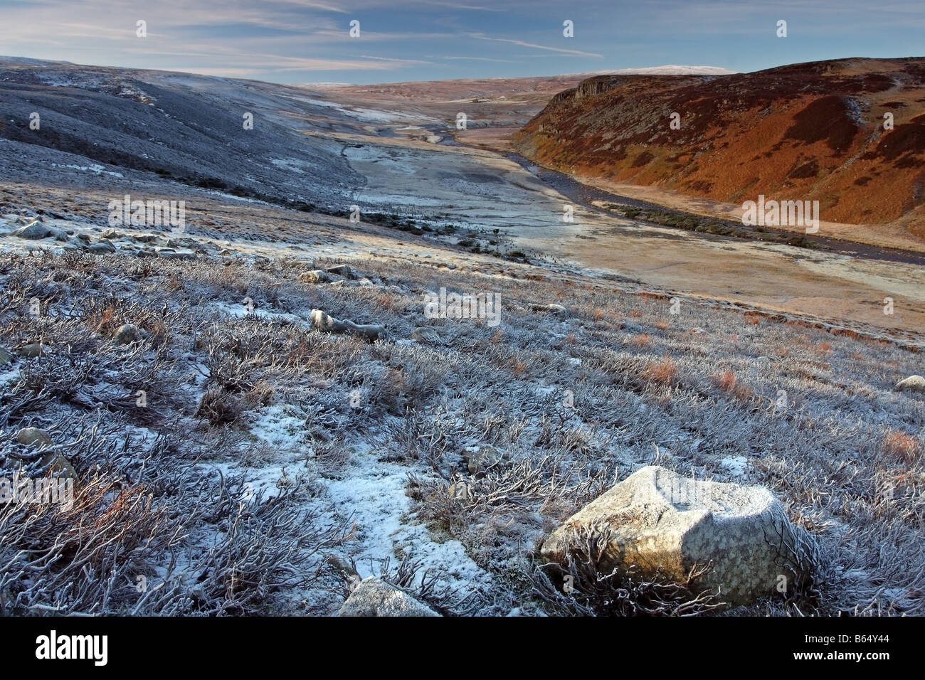 The River Tees From Man Gate on Cronkley Fell, Upper Teesdale, County Durham UK Stock Photo