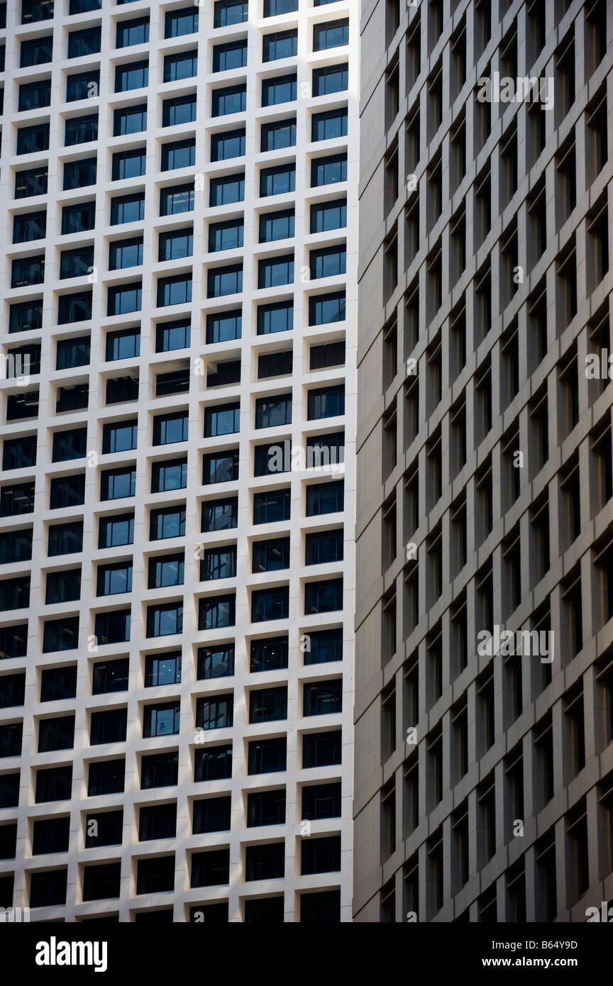 Skyscrapers in Central district Hong Kong, China Stock Photo
