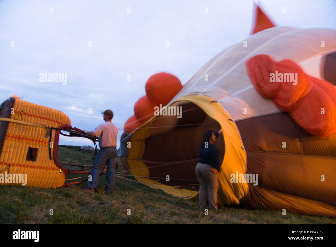Hot air balloonists at the 2008 Shenandoah Valley Hot Air Balloon
