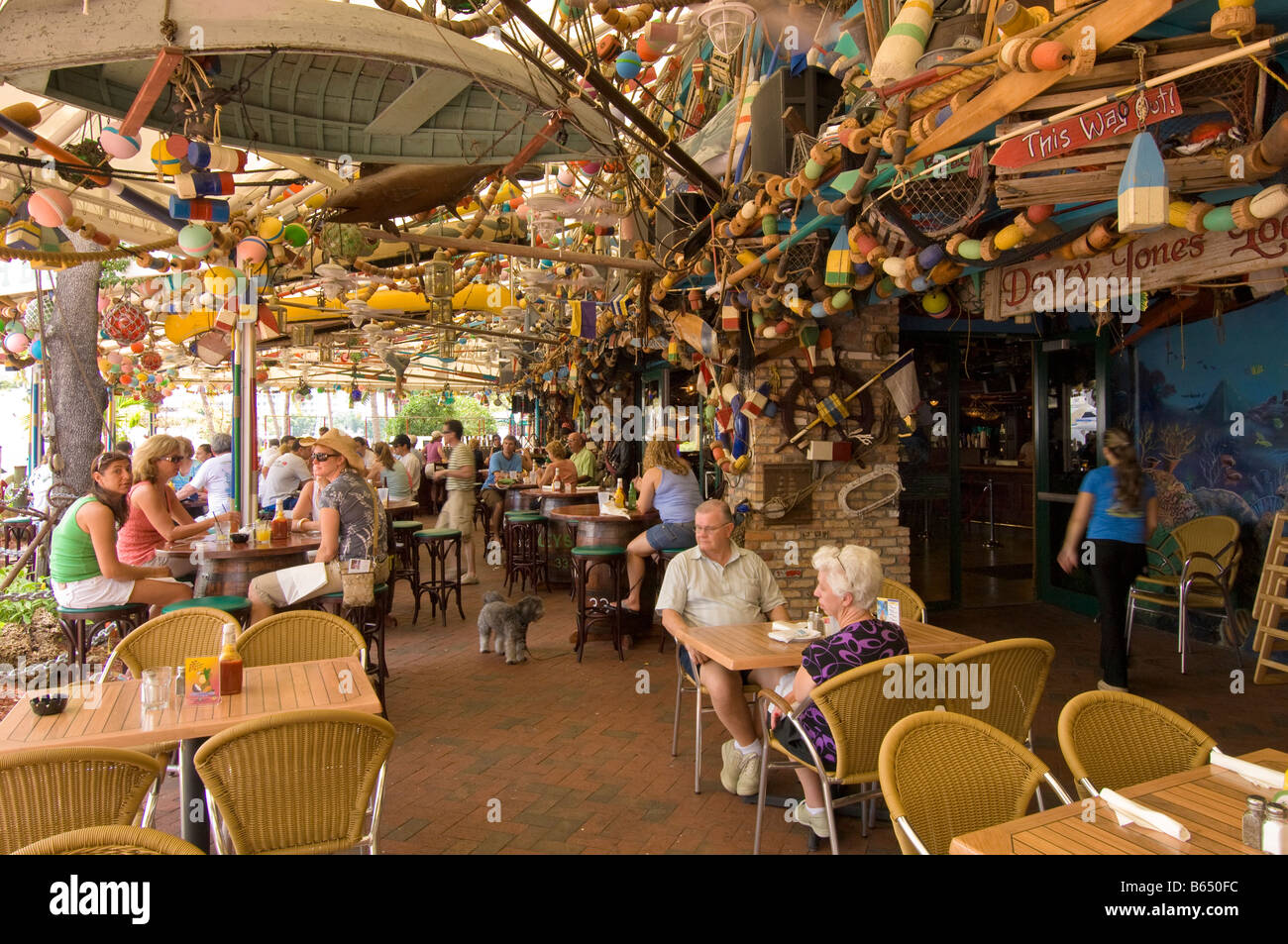 Restaurant on Riverwalk Fort Lauderdale Gold Coast Florida United